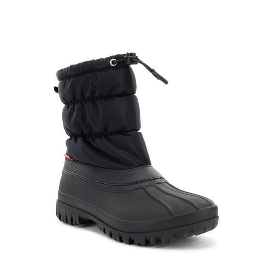 Chooka Women's Nylon Mid-Calf Winter Snow Boot | Outdoor Cold Weather Faux Fur Puffer Boot