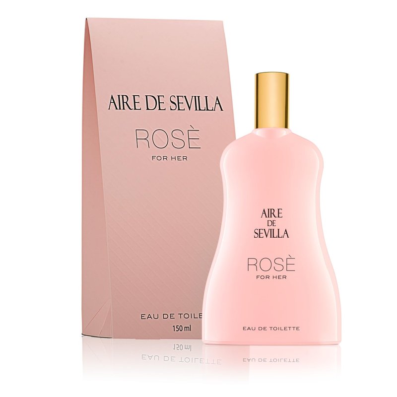 Instituto Español Aire de Sevilla Cologne Rose Eau de Toilette for Women, Sensuous and Elegant Floral Fragrance, Spray, 5.1 fl oz (150 ml), Made in Spain