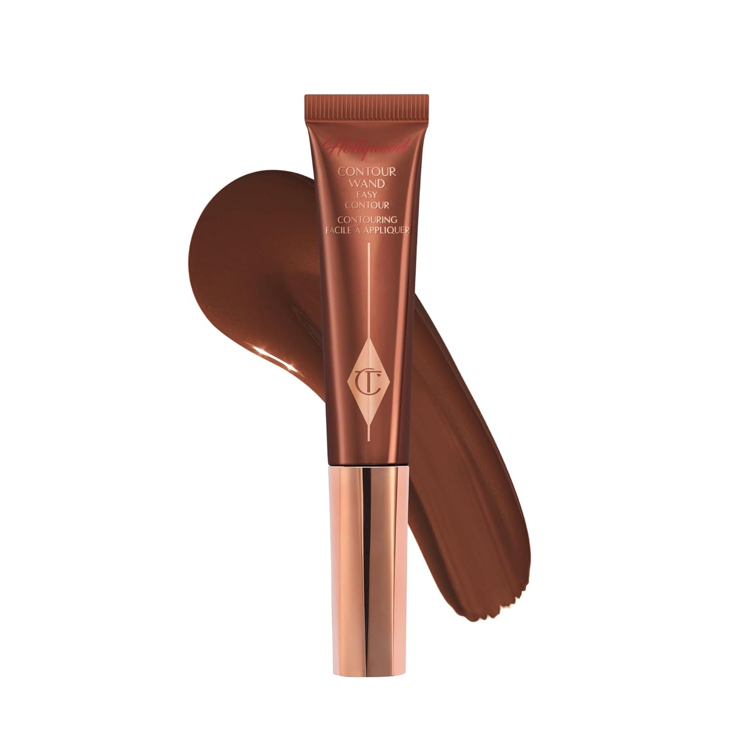 Charlotte Tilbury Hollywood Liquid Contour Wand - Easy Contour Stick & Liquid Bronzer for Natural Sculpting | Perfect for All Skin Types