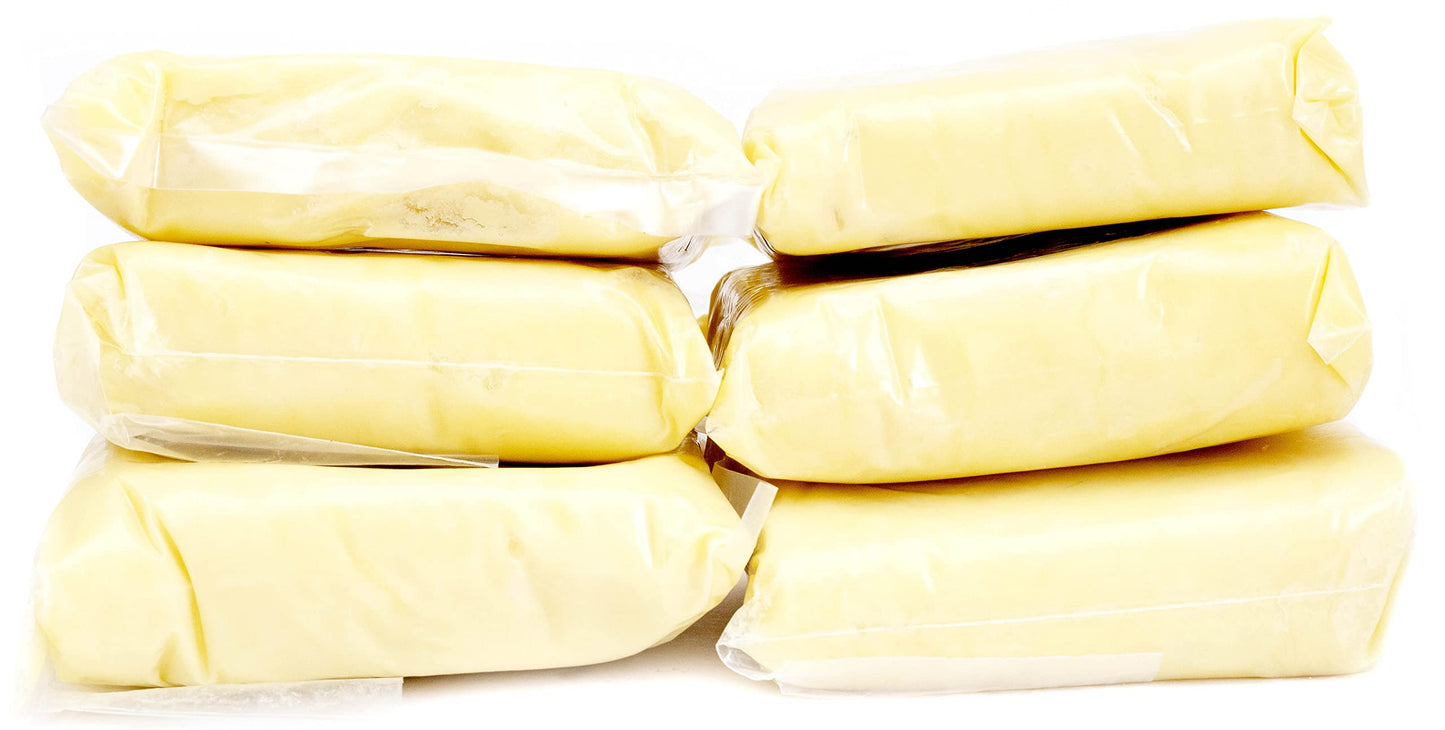 MGL Naturals Raw African Shea Butter Ivory 2.2 lb, 100% Pure, and Unrefined. Nourish and moisturize hair and skin. Use alone or DIY recipes. From Ghana, West Africa. (2.2 lb | 1 kg | 35.3 oz)