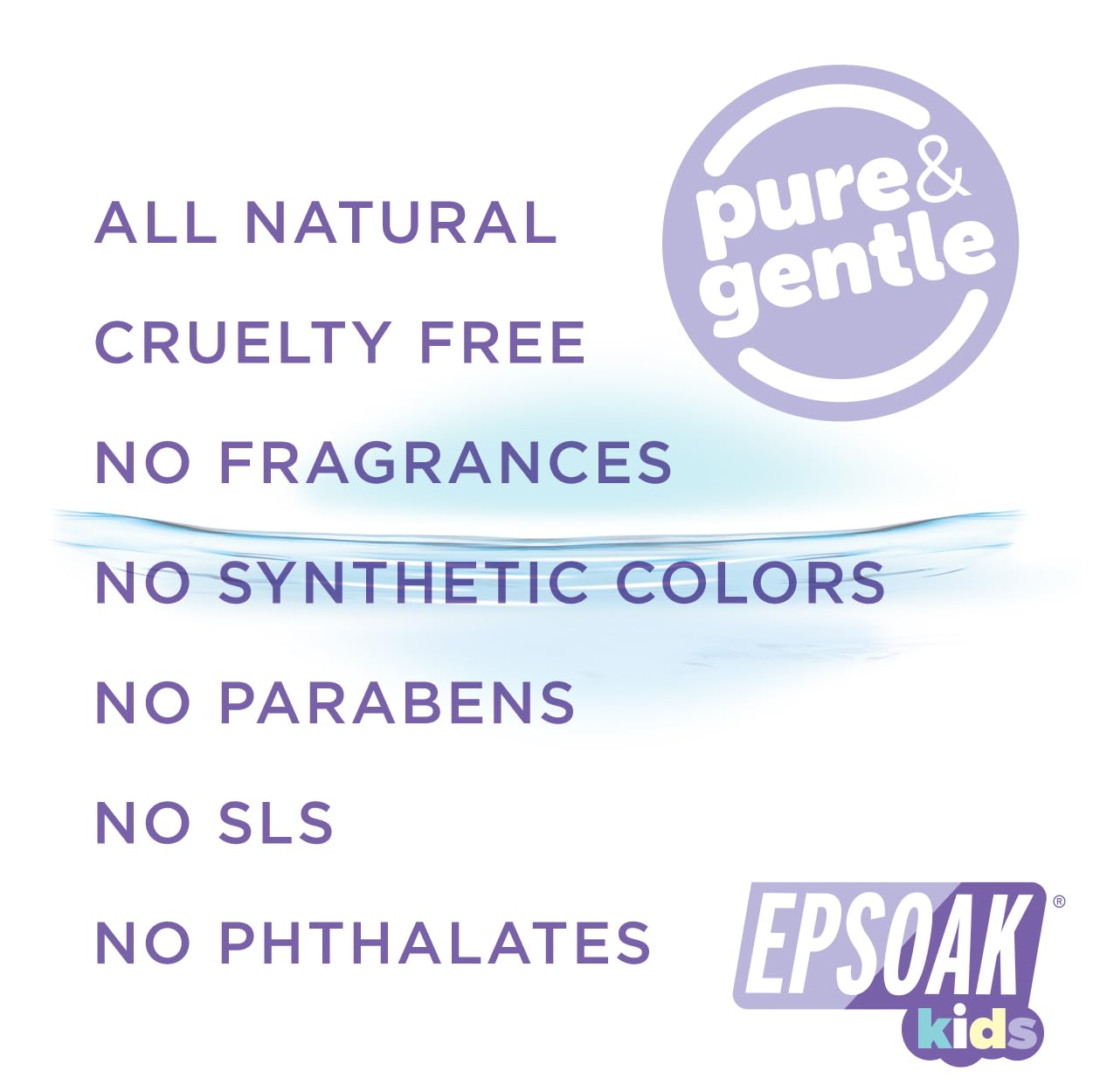 Epsoak Kids 5 lb. Bulk Bag Lavender Soak & Sleep Epsom Salt - San Francisco Salt Company