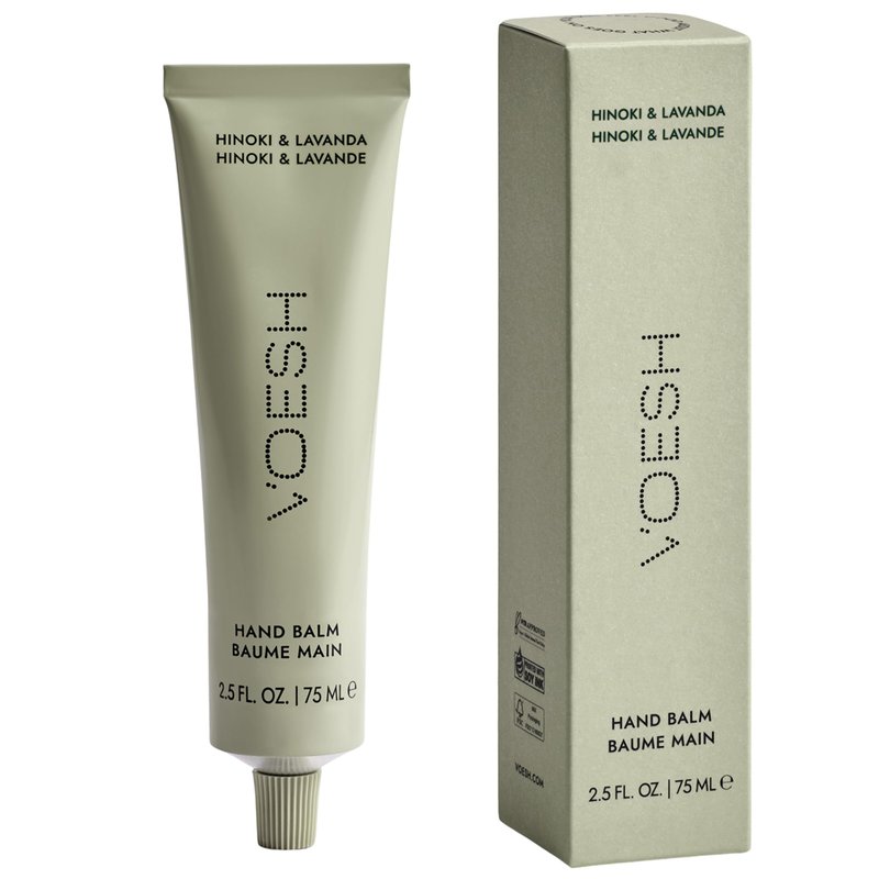 VOESH Vegan Hand Balm Hinoki & Lavanda 2.5 oz. – K-Beauty Korean Skincare Hand Cream for Dry Hands – Non-Greasy Fast-Absorbing Moisturizer with Turmeric Mango Butter and Squalane – Travel Size