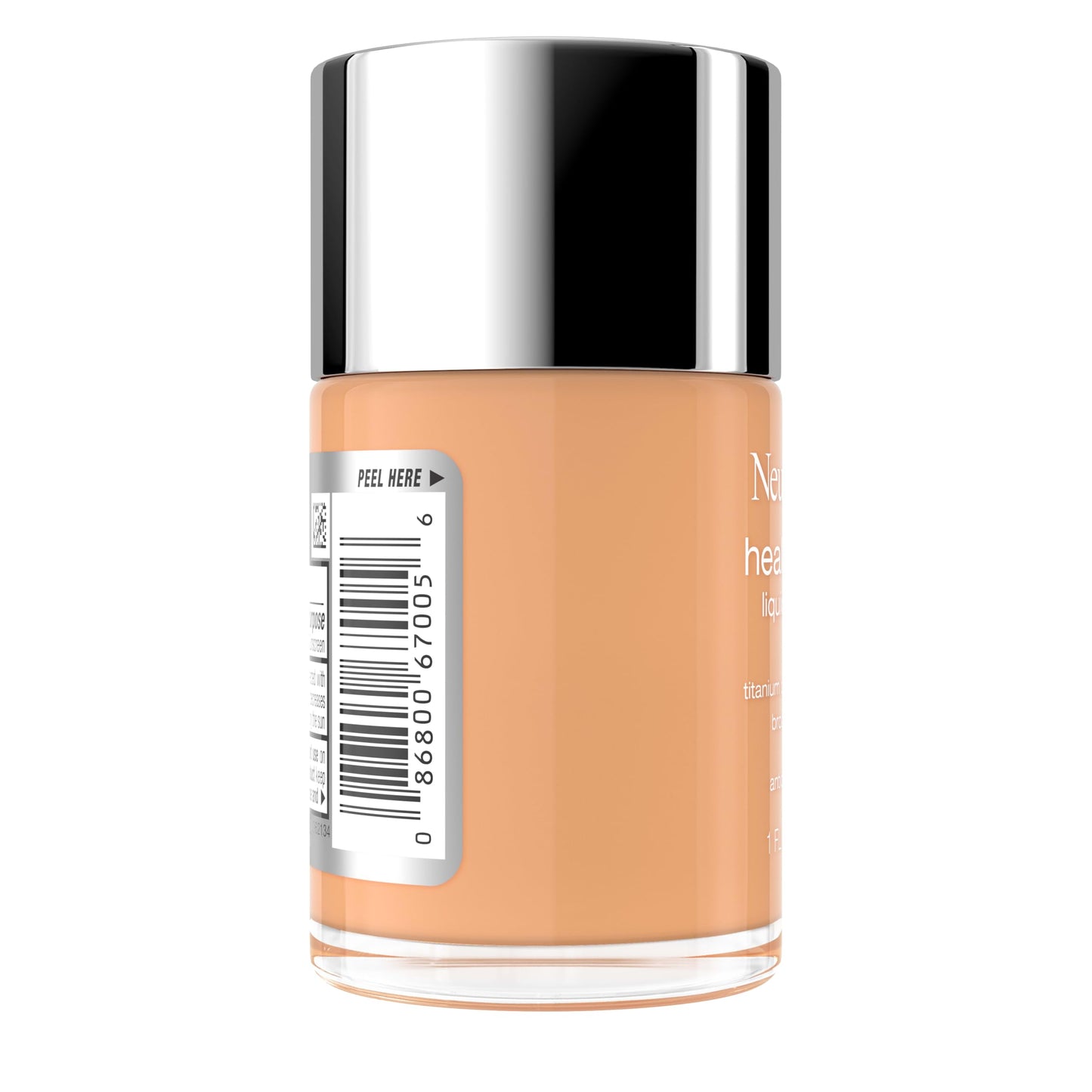 Neutrogena Healthy Skin Liquid Foundation Makeup with Broad Spectrum SPF 20 Sunscreen, Lightweight, Medium Coverage Makeup with Sunscreen and Pro-Vitamin B5, Soft Beige 350C, 1 fl. oz