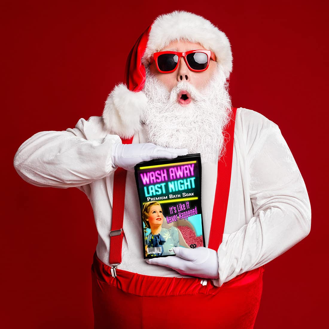 Gears Out Pink Bath Salt Luxury Bath Soak - Wash Away Last Night - Funny Girlfriend Gifts for Best Friends - Mediterranean Sea Salts - Ladies Night Gifts - Bachelorette Party Favors