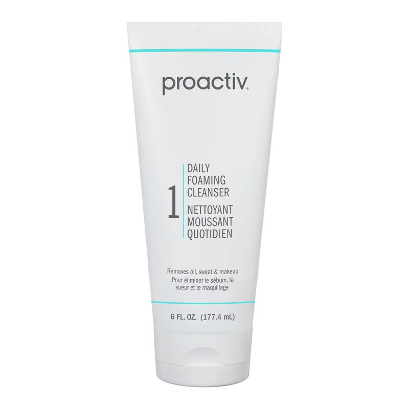 Proactiv Daily Foaming Cleanser for Acne-Prone Skin, Oil & Makeup Remover, Brightening Face Wash, Paraben-Free, Targets Post-Acne Dark Marks, 6 Fl Oz