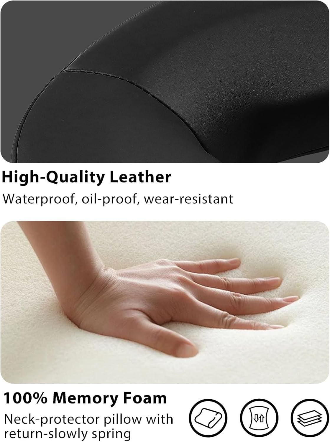 EBANKU Massage Face Cradle Cushion for Massage Tables, Massage Universal Headrest Face Cushion/face Pillow for Massage Table-Grey