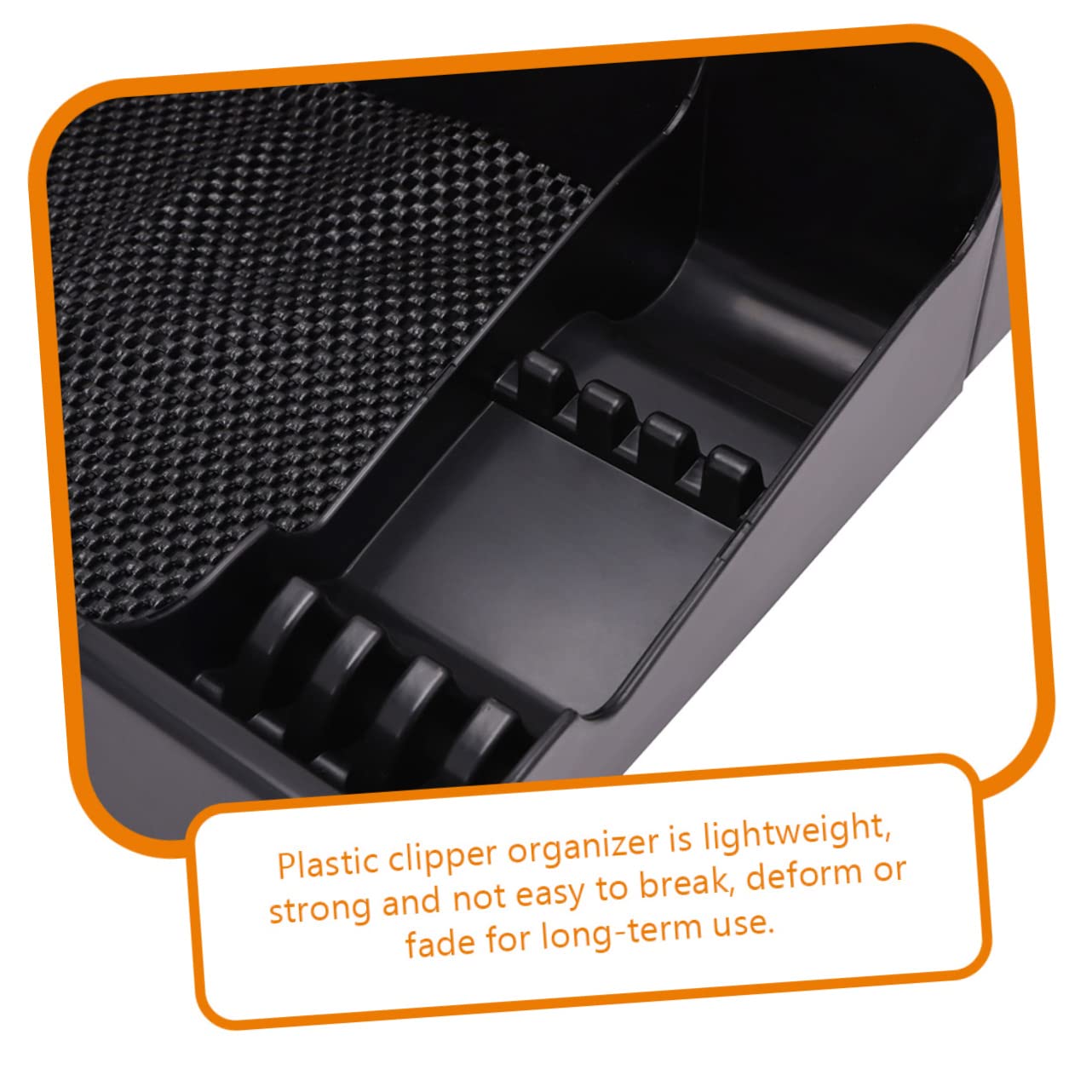 BIUDECO Barber Clipper Tray Organizer Portable Haircut Tools Keeper for Salon Hair Clippers Holder with Multiple Compartments Station Organizer for Hair Cutting Tools