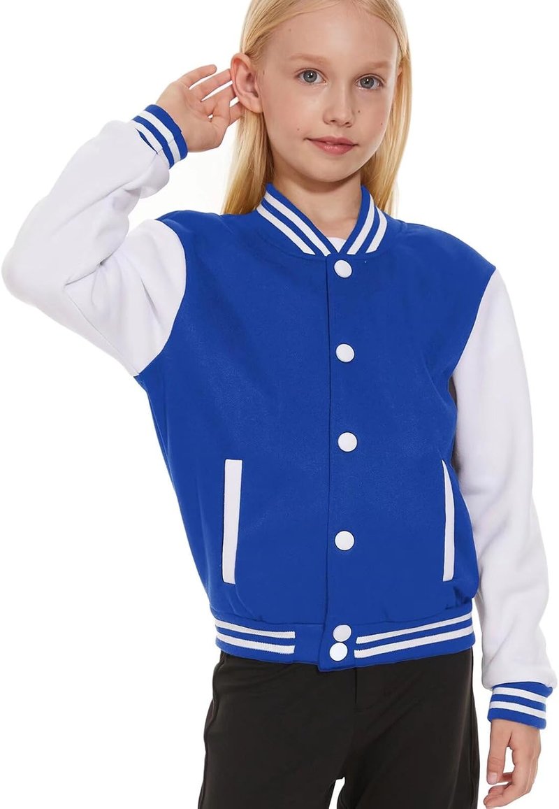 Kids Baseball Jacket - Lightweight Varsity Bomber for Boys & Girls | Casual Sports School Wear