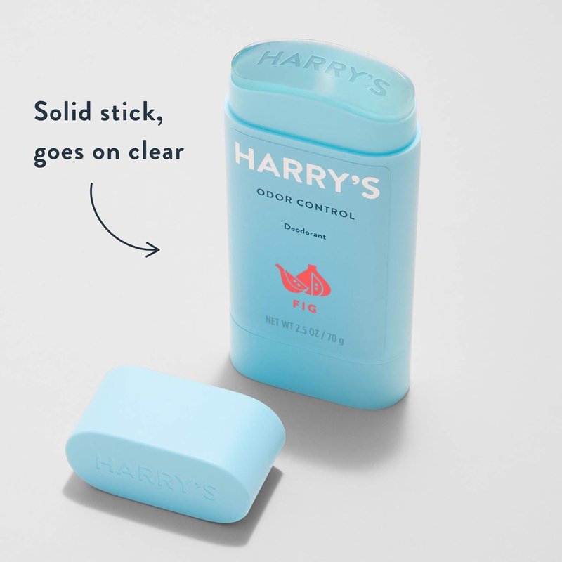 Harry's Aluminum Free Deodorant for Men - Odor Control, Fig Scent | 2.5 Oz, 3-Pack