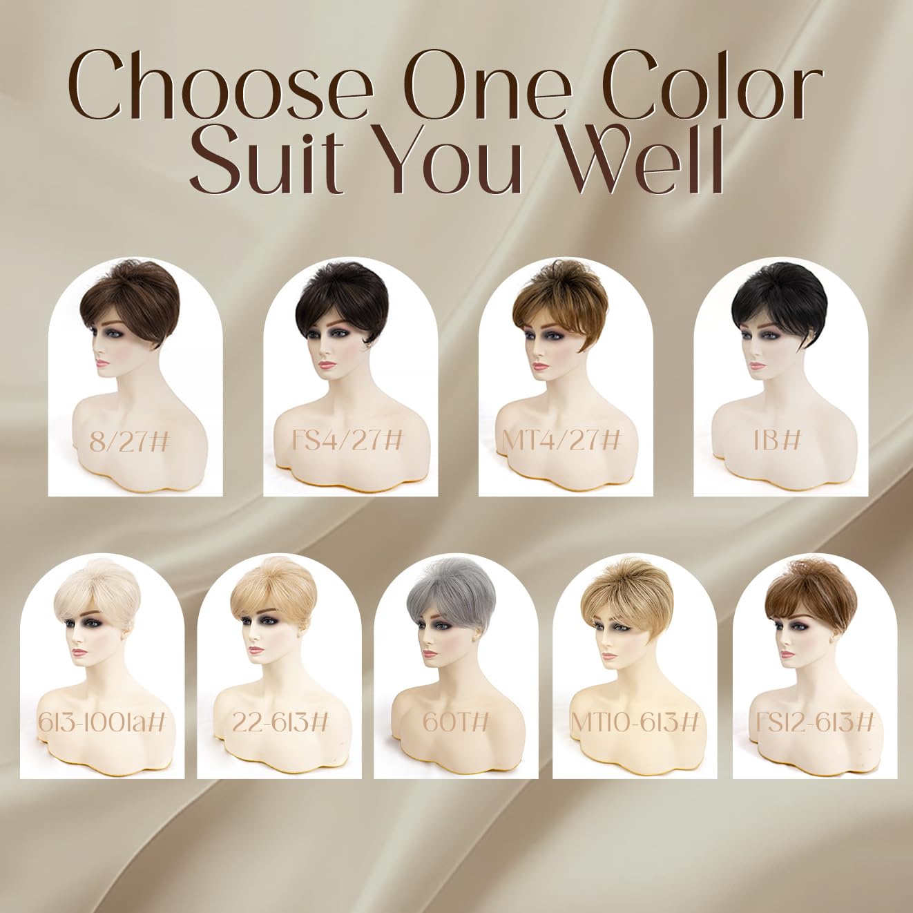 MyLike 5.5 Inch Pixie Cut Synthetic Hair Topper, Natural Curly Clip In Silk Base Short Hair Piece for Women Thinning Hair, Golden Blonde Daily Wiglet