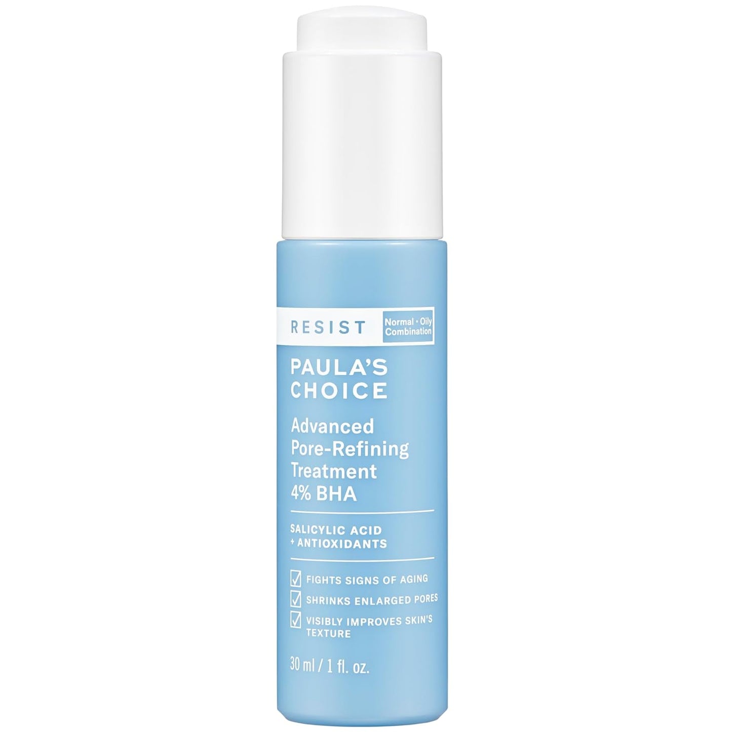 Paula's Choice BHA Serum - Advanced Pore Refining Treatment with Salicylic Acid & Green Tea | 1 Fl Oz, Fragrance-Free for Oily & Combination Skin
