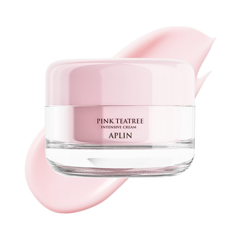 aplin Pink Tea Tree Intensive Cream - 50g/Skin Moisturizer/Facial Moisturizers/1.7 Oz, CICA, Allantoin, Korean Skin Care, Moisturizer, Hydrating