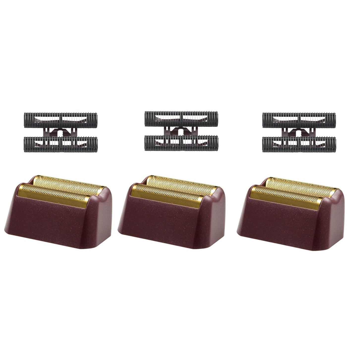 Wahl Pro 5 Star Series Finale Shaver Replacement Foil & Cutter Assembly - 3 Pcs Red