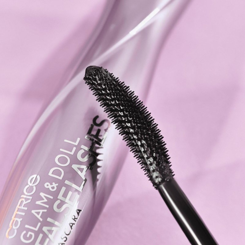 Catrice Glam & Doll False Lashes Mascara (010 Black) - Volume Boosting Formula & Vegan