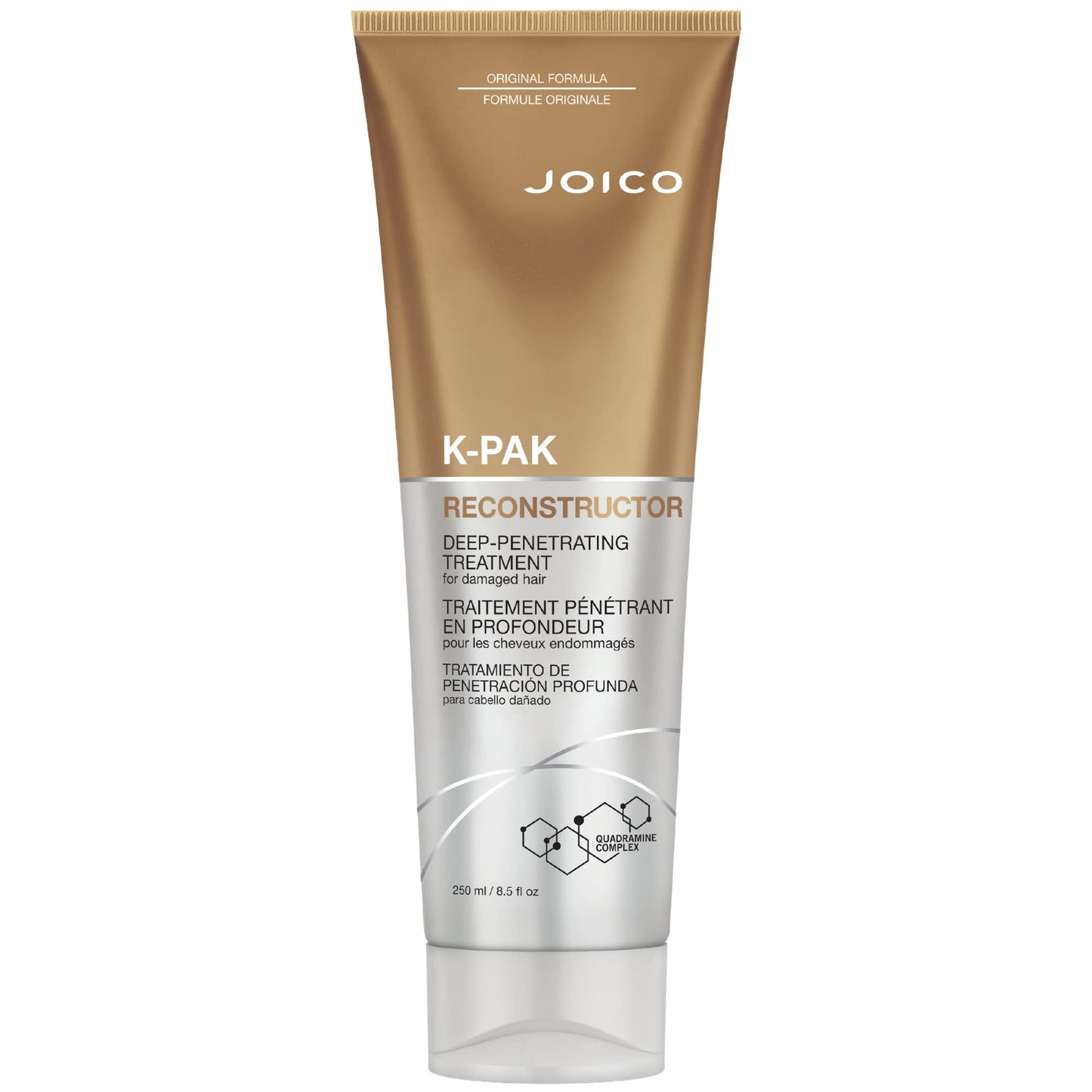 Joico K-PAK Reconstructor Deep-Penetrating Treatment | For Damaged Hair | Repair & Strengthen Strands | Rebuild & Fortify Damaged Hair | Improve Elasticity | With Keratin & Arginine | 8.5 Fl Oz
