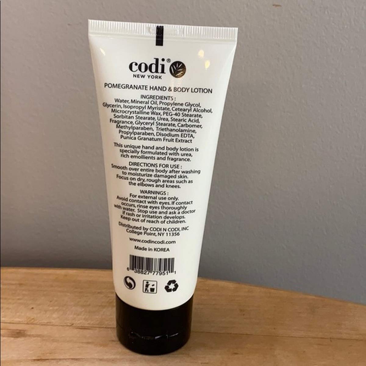 CODi Pomegranate Lotion - Body and Hand Lotion with Pump for Women and Men - Pomegranate Body Lotion with Wonderful Pomegranate Scent - Less Greasy, Quick Absorbent - 1 750ml Bottle and 2 100ml Tubes