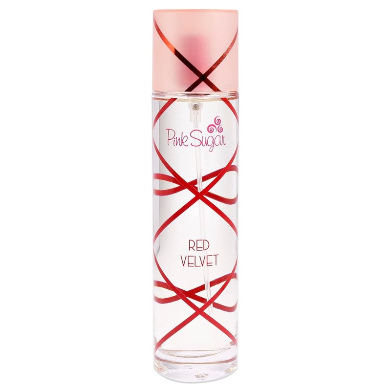 Pink Sugar Red Velvet Perfume - Sweet Fruity Eau de Toilette for Women | Long-Lasting Floral, Strawberry & Caramel Notes