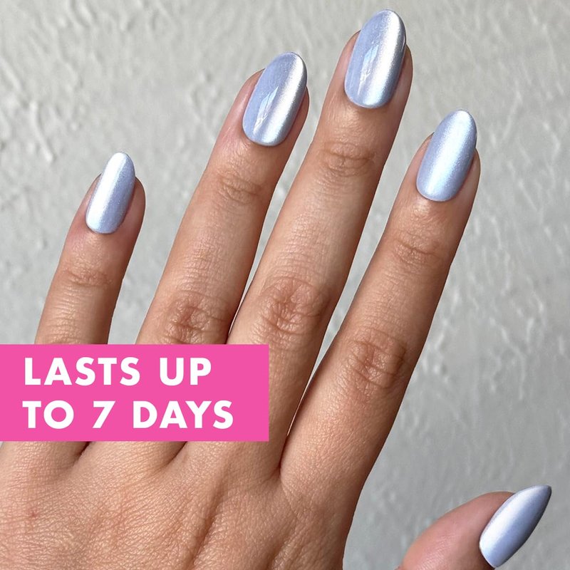 Press-On Nails - Olive & June Effects Super Stick | Oval Medium | 32 Tabs in 16 Sizes | Non-Toxic & Easy On-Off
