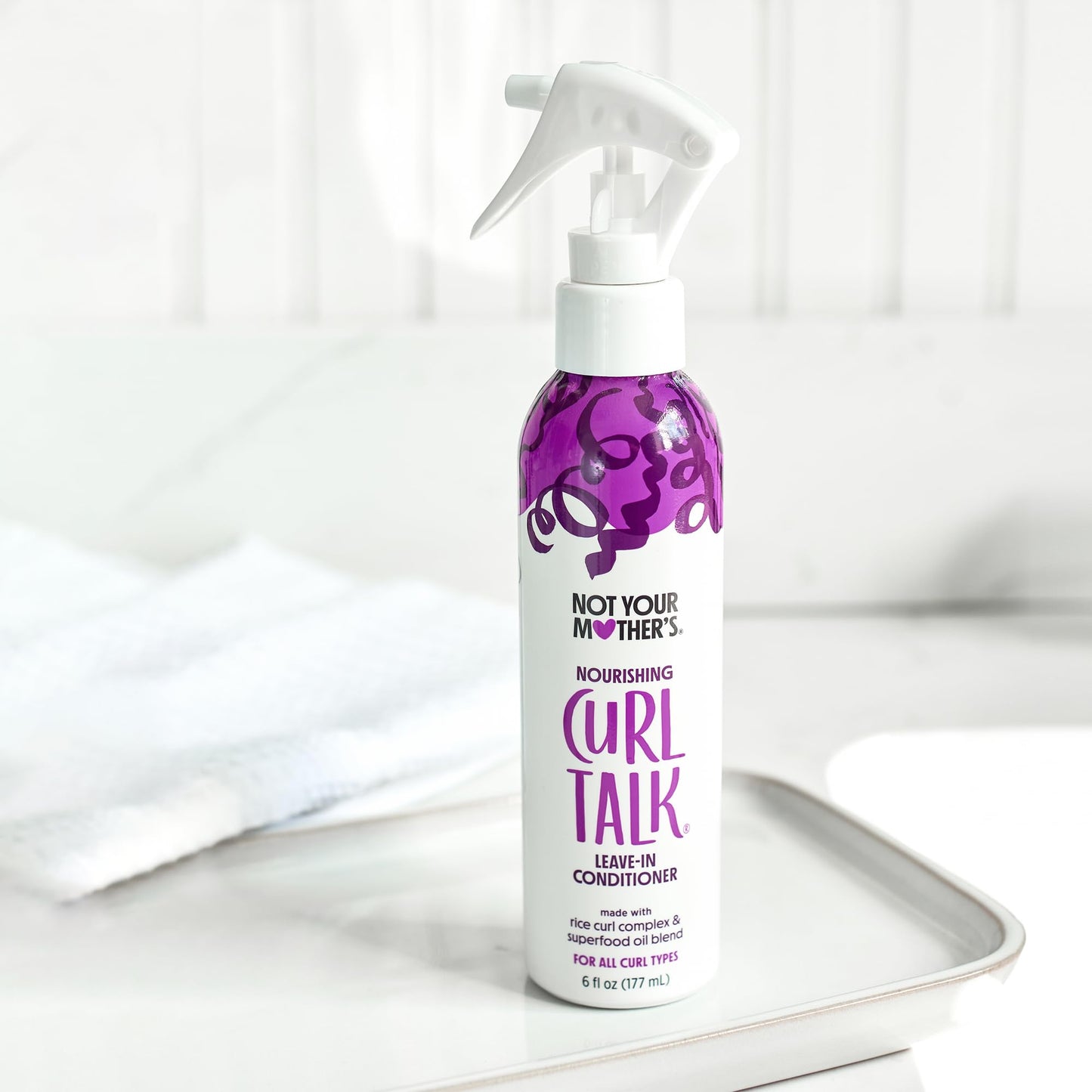 Not Your Mother's Curl Talk Leave-In Conditioner - (2-Pack) 6 fl oz - Formulated with Rice Curl Complex - For All Curly Hair Types
