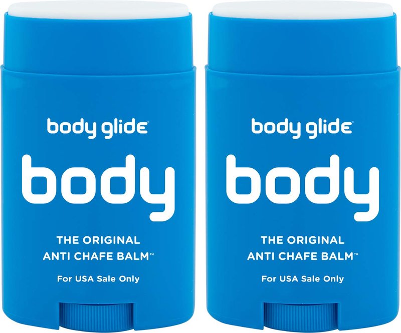 Body Glide Original Anti Chafing Stick Balm 1.5oz-2pack + Body Glide Outdoor Anti Chafe Balm 1.5oz