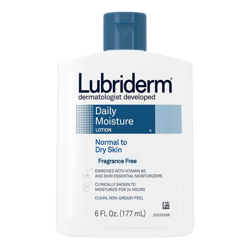 Lubriderm Daily Moisture Lotion - Fragrance-Free Hydrating Formula | 3-Pack