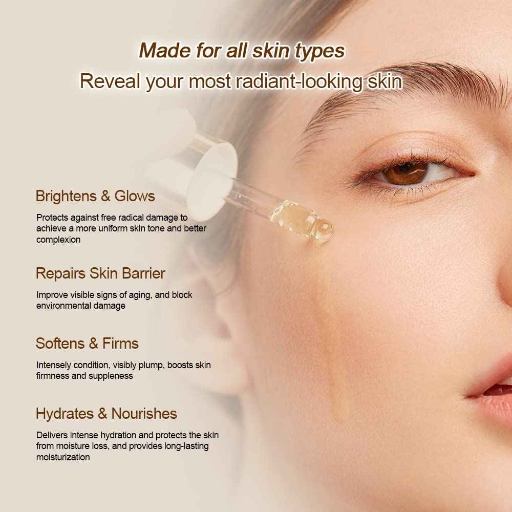 Neutriherbs Rosehip Seed/Jojoba/Grape Seed Oil with Vitamin C, Nourishing Dry Skin Face Oil, Smooth Wrinkles & Fine Lines, Brighten & Balance Skin, 30ml/1 fl.oz