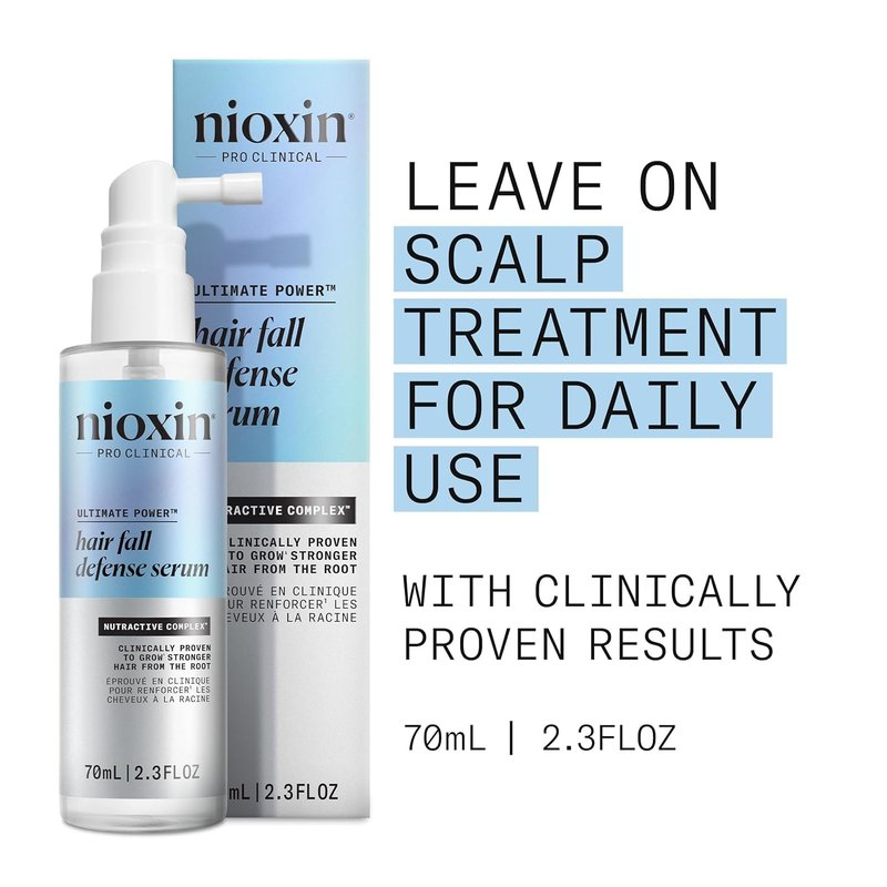 Nioxin Hair Fall Defense Shampoo - Activates Hair Follicles for Less Hair Loss | 10.1 oz