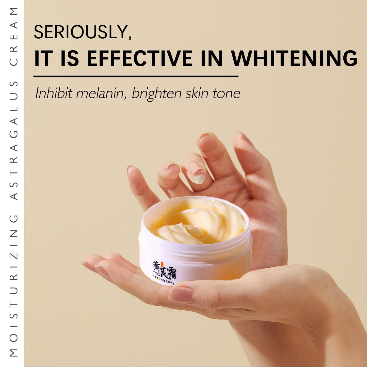 Emollient Astragalus Cream,Skin Nourishing Astragalus Cream, Moisturizes Skin and Tightens Light Lines and Delay Skin Aging (2PCS)