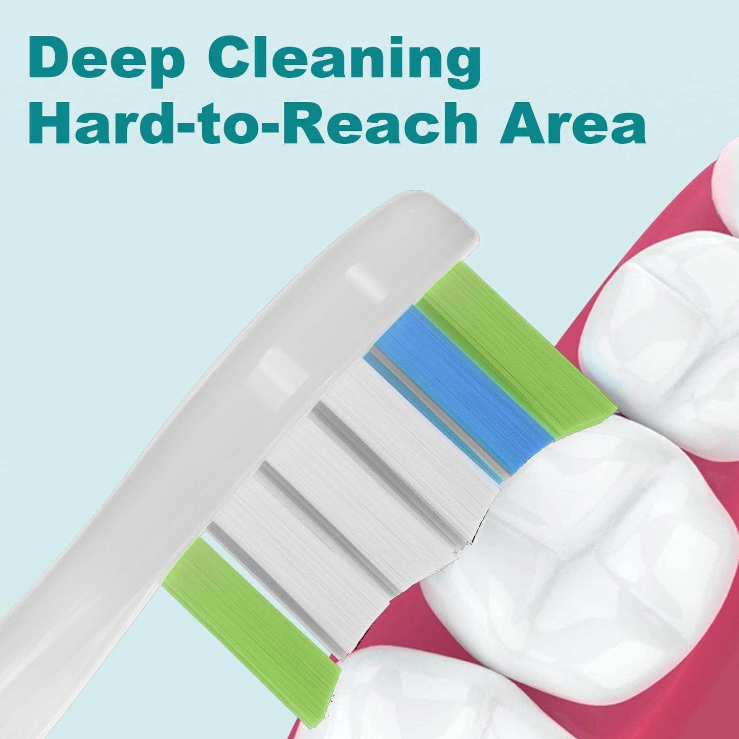 SUGODAEU Replacement Heads Compatible with Philips Sonicare, Toothbrush Heads Compatible with Sonicare Electric Toothbrush, 12 Pack