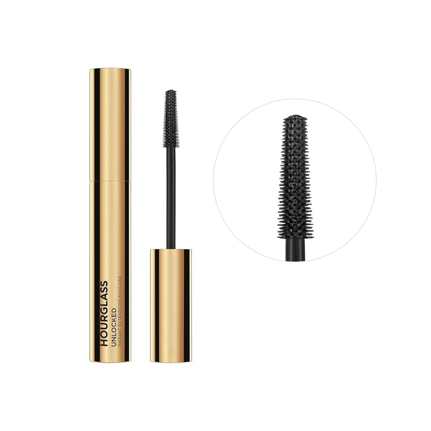 Hourglass Unlocked Instant Extension Mascara - Dramatic Lift & Definition | Smudge-Proof, Flake-Free Wear for 16hrs