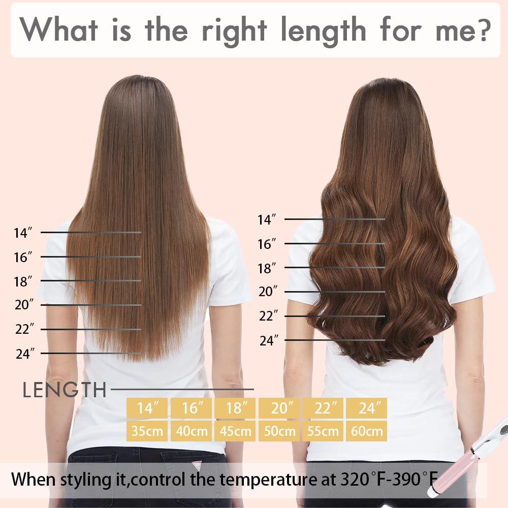 Tape in Hair Extensions Human Hair Chocolate Brown Mixed Honey Blonde Hair Extensions Real Human Hair 20pcs 14 Inch Straight Invisible Human Hair Tape in Extensions for Women (4/4/27#,14 Inch)