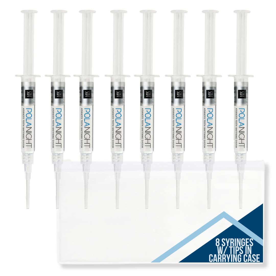 Polanight 16% 8 Syringe Pack, Polanight Whitening Gel (8 Whitening Syringes Total)