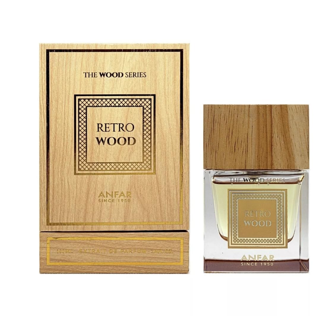 Anfar Retro Wood for Unisex - 3.4 oz Extrait De Parfum Spray