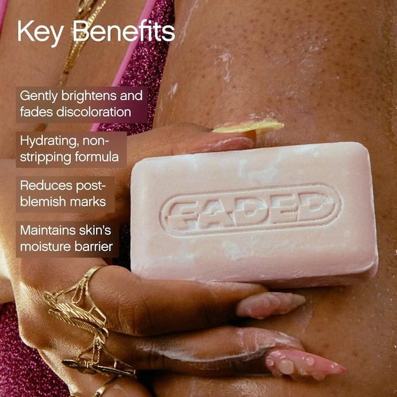 Kojic Acid Cleansing Bar for Face & Body - Moisturizing, Vegan, Fragrance-Free | 2 Pack