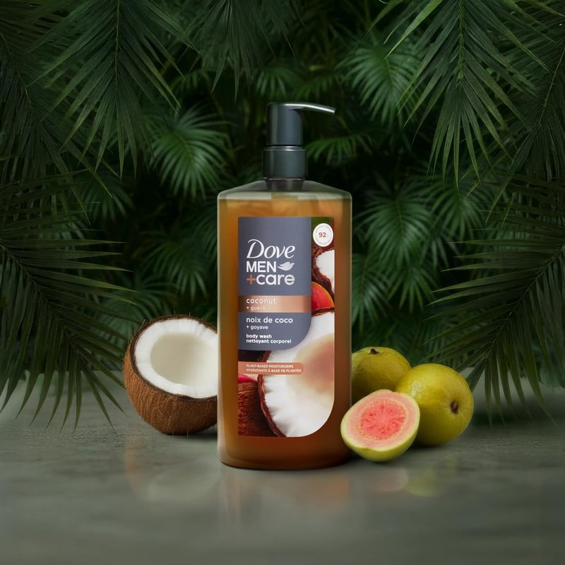 Dove Men Coconut + Guava Moisturizing Body Wash - Sulfate & Paraben Free | 26oz