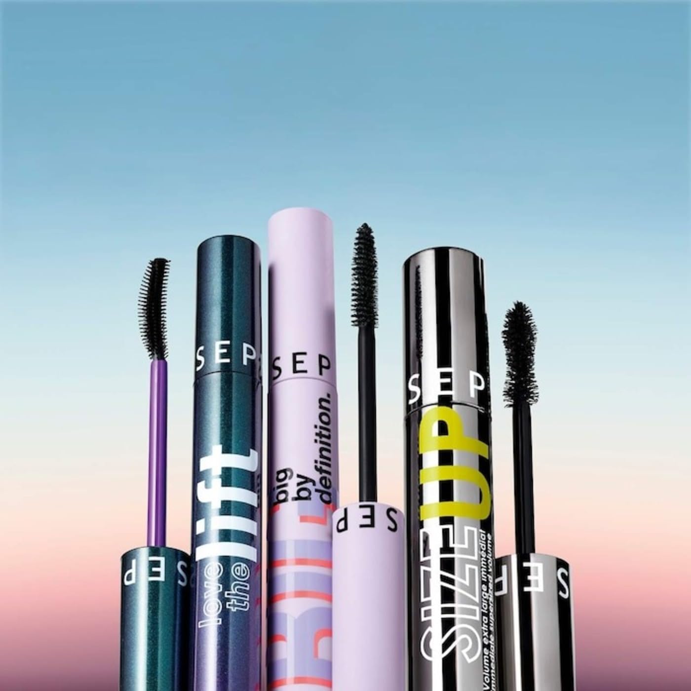 Sephora Love The Lift Mini Curling and Volumizing Mascara - Ultra Black, 0.17 Ounce (Pack of 1)
