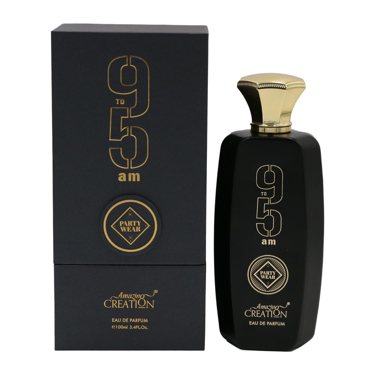 Amazing Creation 9 to 5am Party Wear Unisex Eau de Parfum, 3.4 fl oz / 100ml