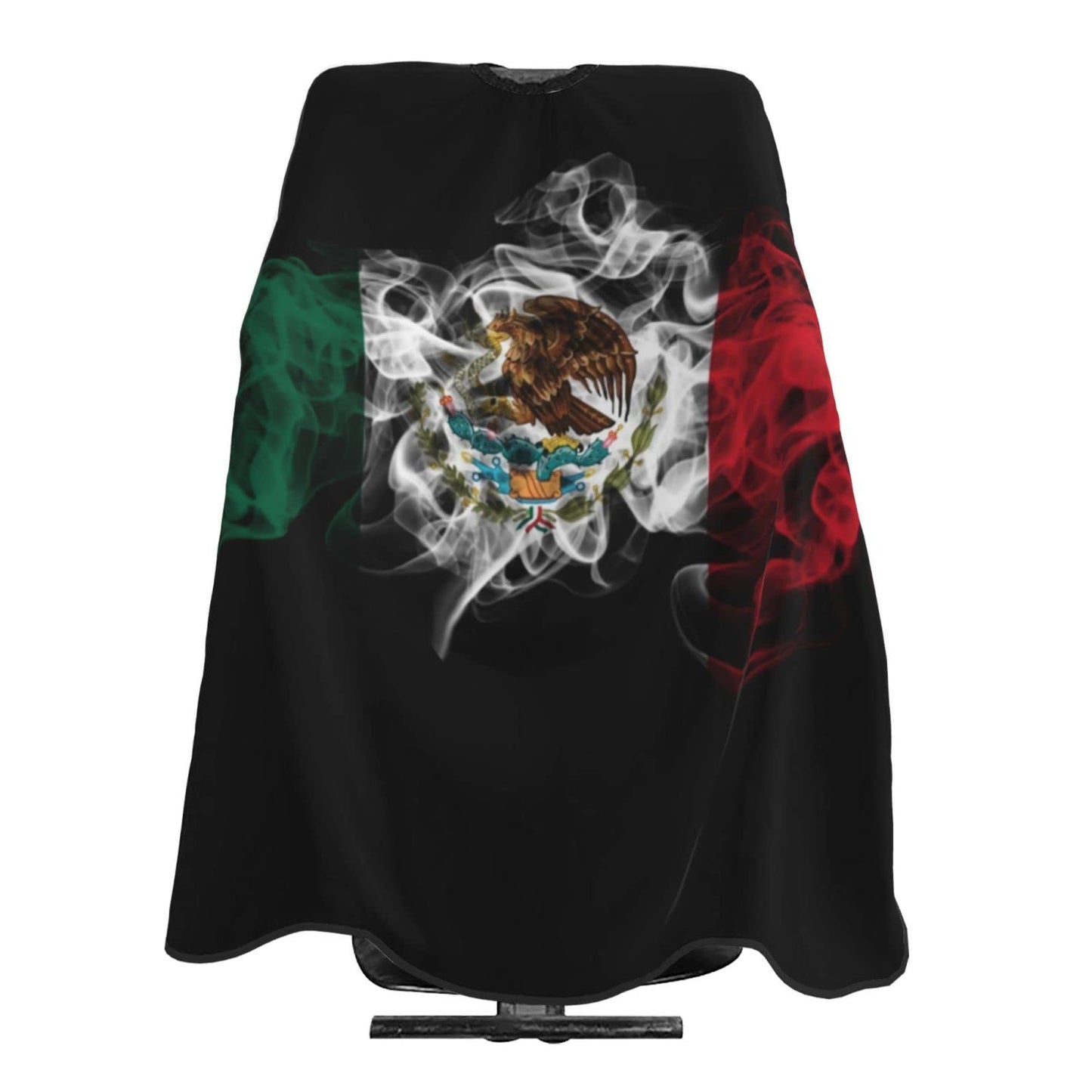 Mexico Flag Salon Barber Cape For Men/Women - Professional Hairdressing Waterproof Hair Cutting Cape With Adjustable Snap Closure-Haircut Apron For Hair Stylist And Home Use-55''X66''