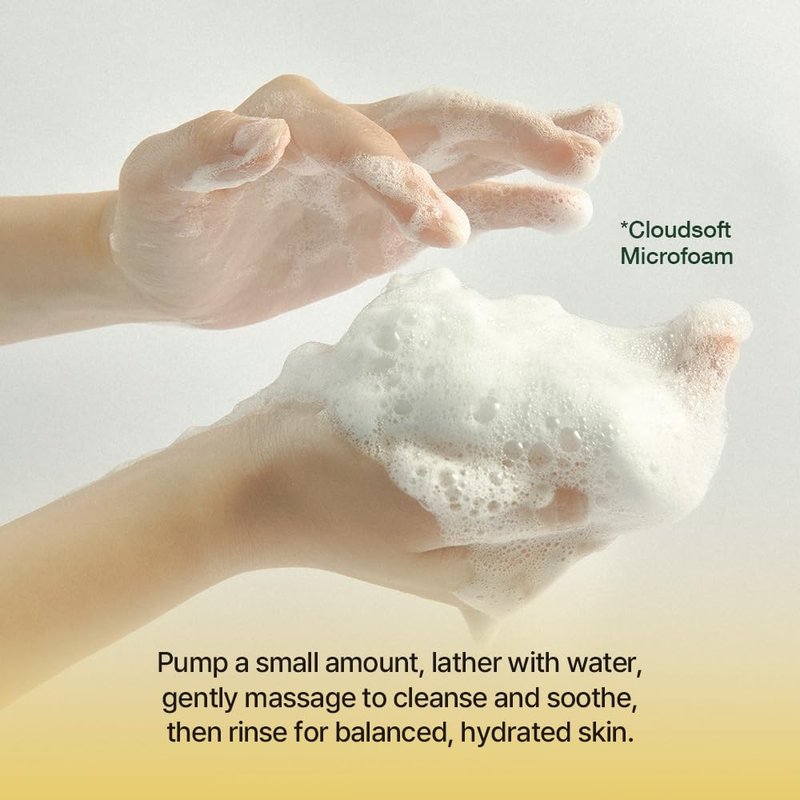 NDP Moringa Hemp Gel Cleanser, Gel-to-Foam, pH Balancing, Vegan, Non-Stripping, Hydrating Face Wash for Sensitive Skin – Fragrance-Free, Clean Beauty, Korean Skincare, 200ml / 6.76 fl oz