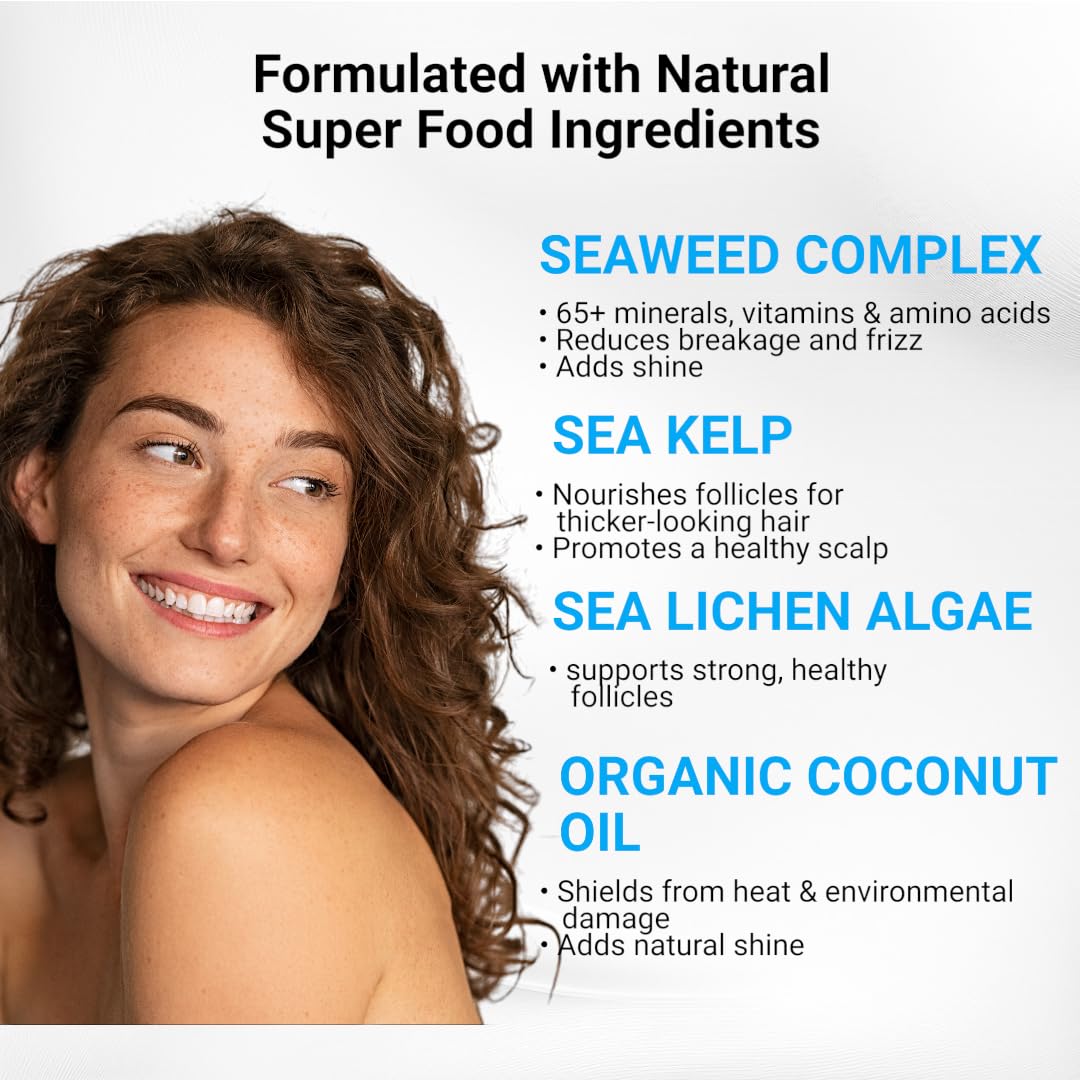 Saltie Hydrating Shampoo - Deep Moisture - Repairs and Bonds Dry Damage - Adds Shine - Reduces Frizz -No Sulfates, Parabens, Gluten, and Phthalates - No Artificial Color