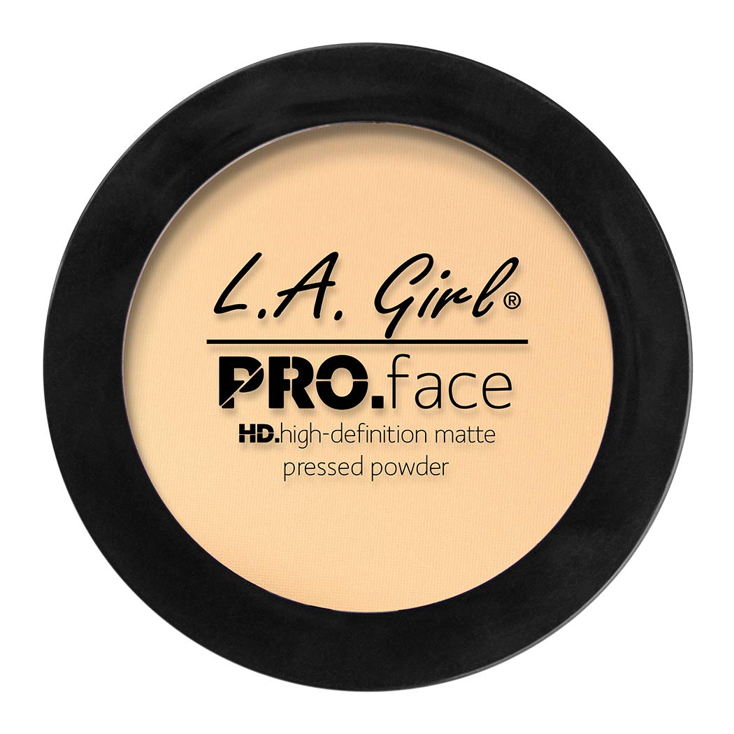L.A. Girl PRO.Face Matte Pressed Powder, Classic Ivory GPP602 (Pack of 3)