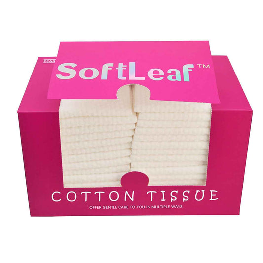 SoftLeaf Face Towels, Disposable Face Towel, Extra Large Face Towelettes XXL, Makeup Remover Dry Wipes, Facial Tissue for Gentle Skin Care and Daily Cleansing, Ultra Soft & Thick, 108 Count, 3 Pack