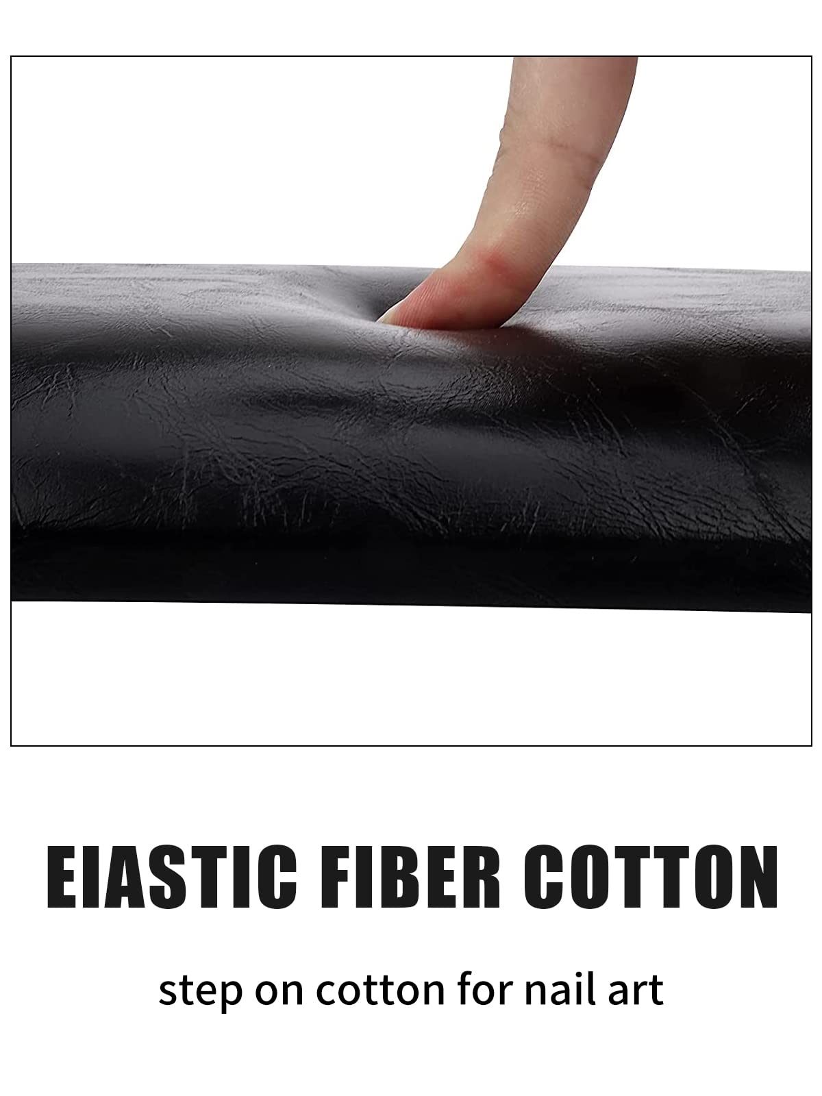 Nail Arm Rest for Acrylic Nails, Microfiber Leather Nail Hand Rest Cushion for Nails, Soft Hand Pillow Footstool with 4 Stainless Steel Stands Thick Sponge Nail Pillow for Nail Tech Use (Black)