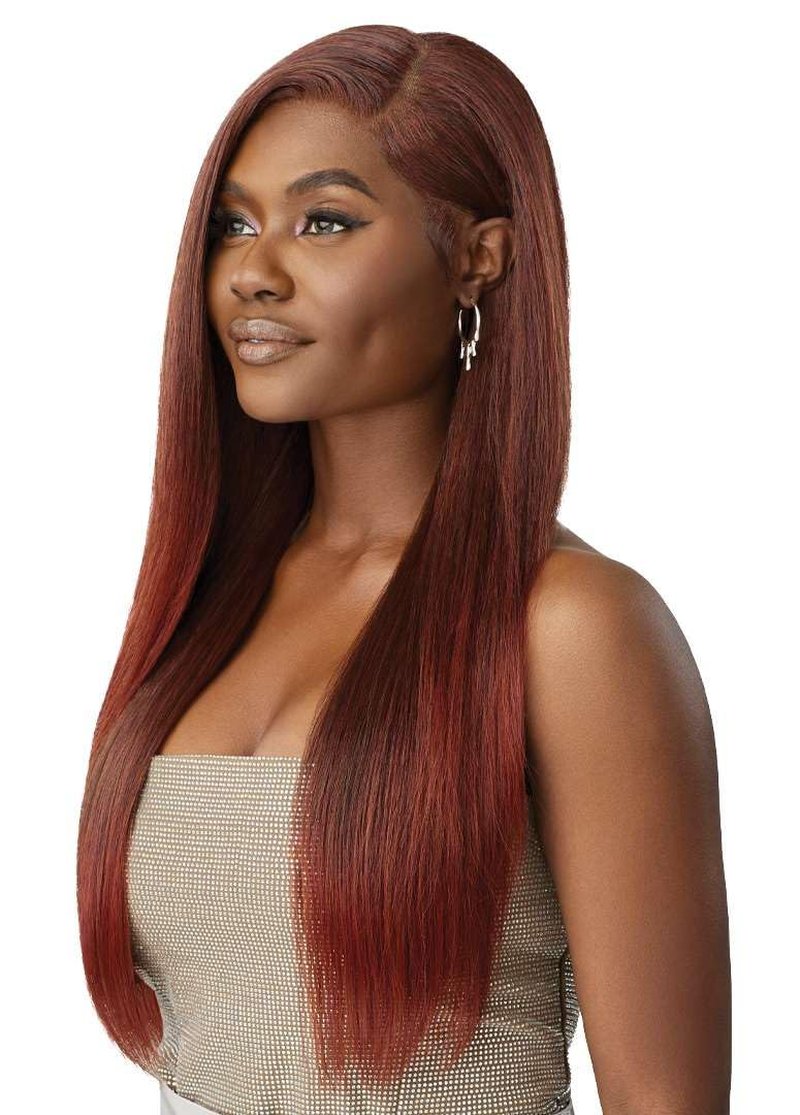 Outre Lace Front Wig - Melted Hairline - Swirlista - Swirl 101 (GINGER AUBURN)