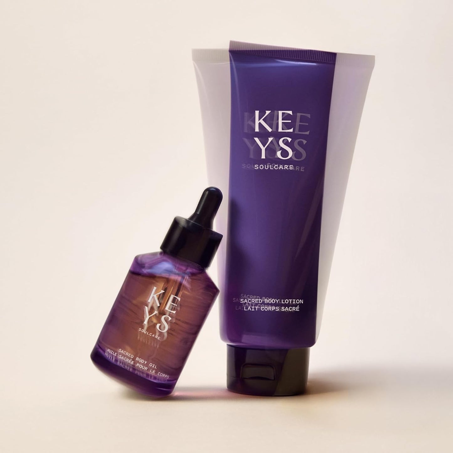 Keys Soulcare Sacred Body Duo - Hydrating Lotion & Oil Set for Smooth, Nourished Skin | Fast Absorbing, Non-Greasy