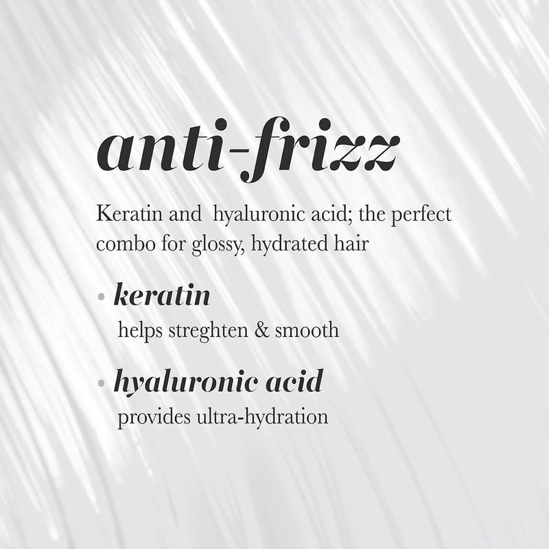 Anti-Frizz Miracle Spray - Hydrating Leave-In Shine Mist with Keratin & Hyaluronic Acid | Smooths & Softens, 8 Fl Oz