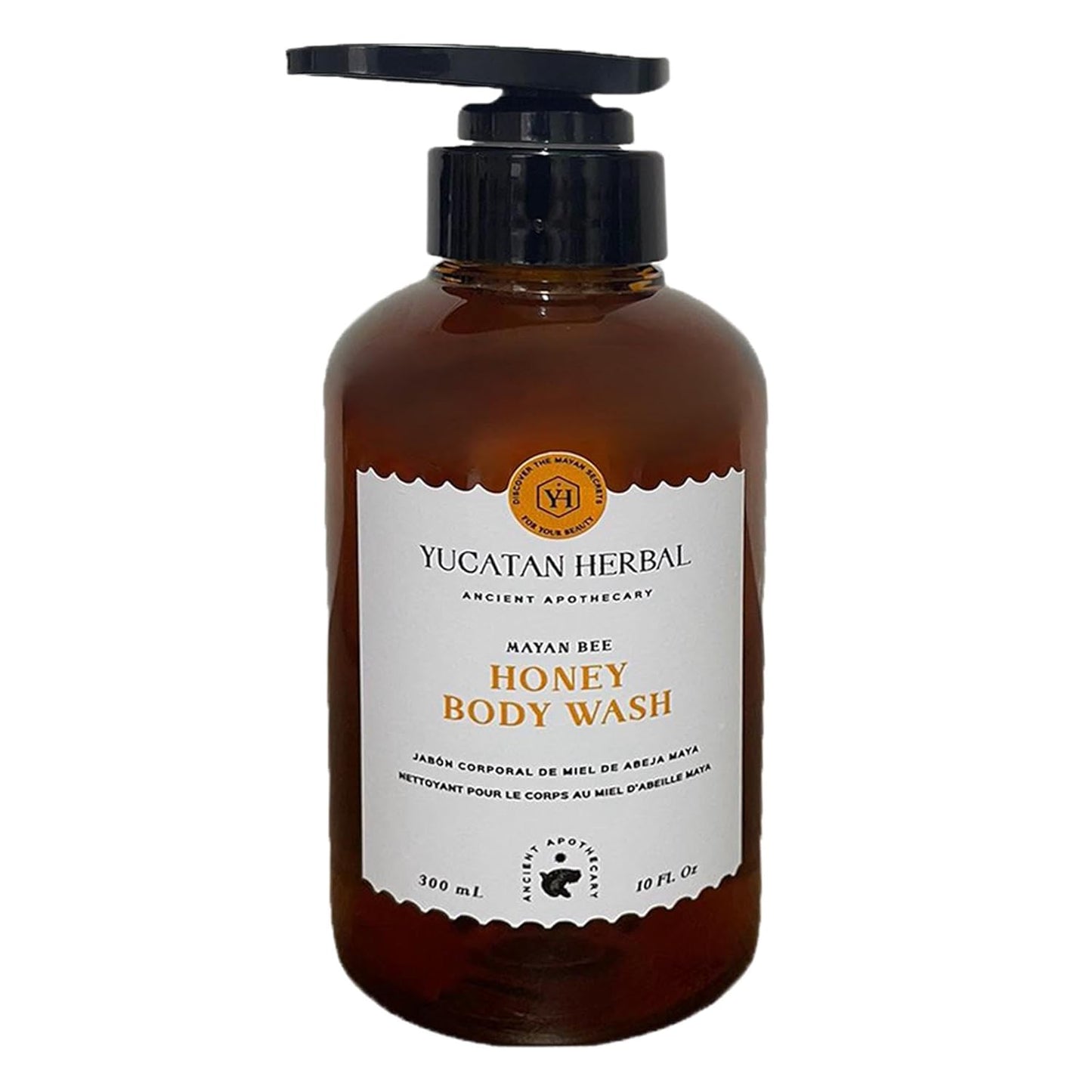 Mayan Bee Honey Body Wash - Natural Herbal Cleanser for Glowing Skin