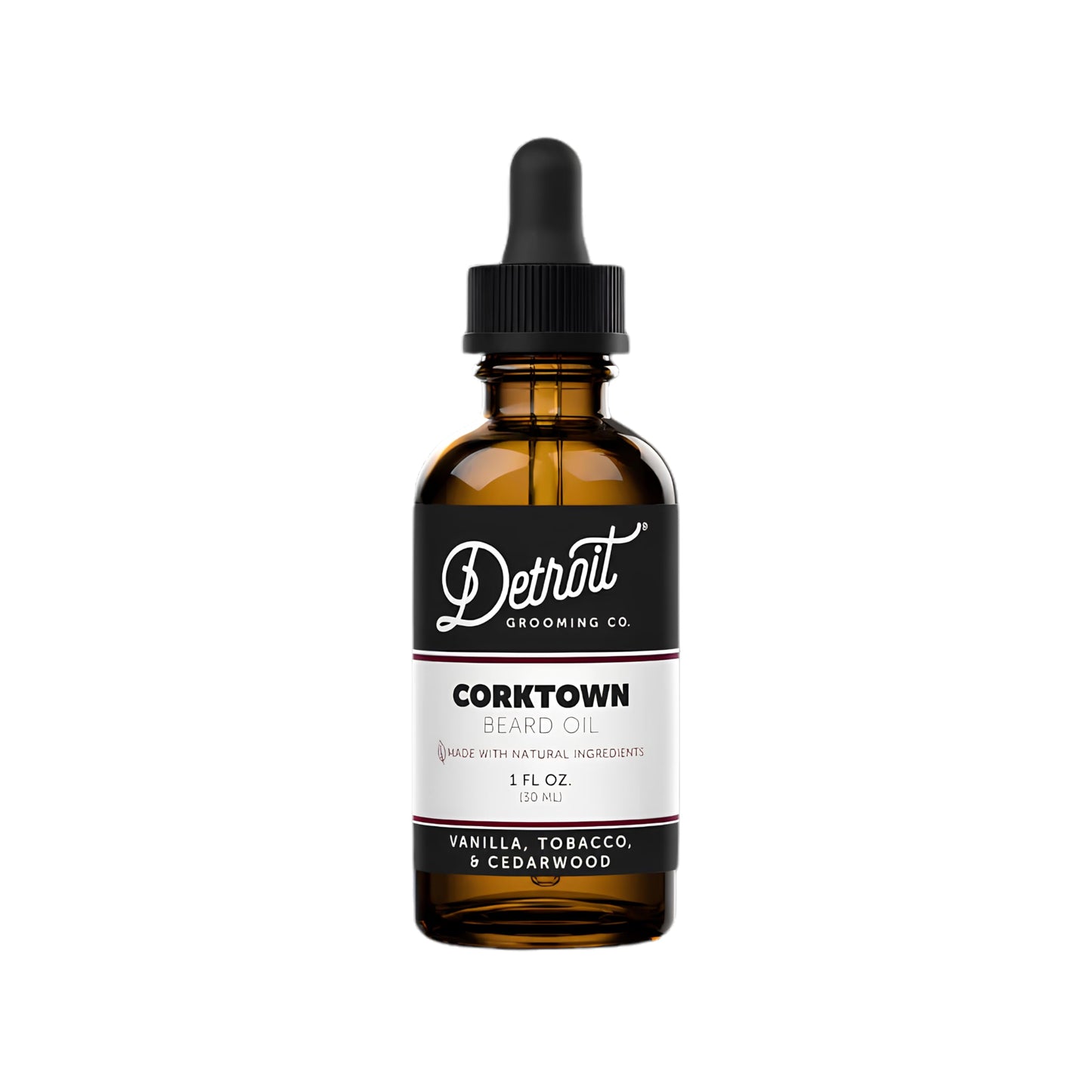 Detroit Grooming Co. Beard Oil | Corktown | Natural Formula, 1 oz