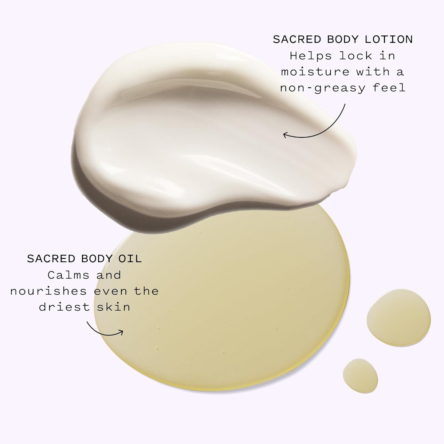 Keys Soulcare Sacred Body Duo - Hydrating Lotion & Oil Set for Smooth, Nourished Skin | Fast Absorbing, Non-Greasy