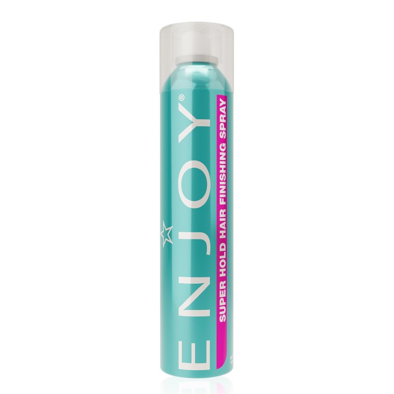 Enjoy Super Hold Hair Finishing Spray, Extra Firm Flexible Hold and Quick-Drying Hairspray, Humidity-Resistant Formula for Volume, Shine, and All-Day Control, 10 Oz
